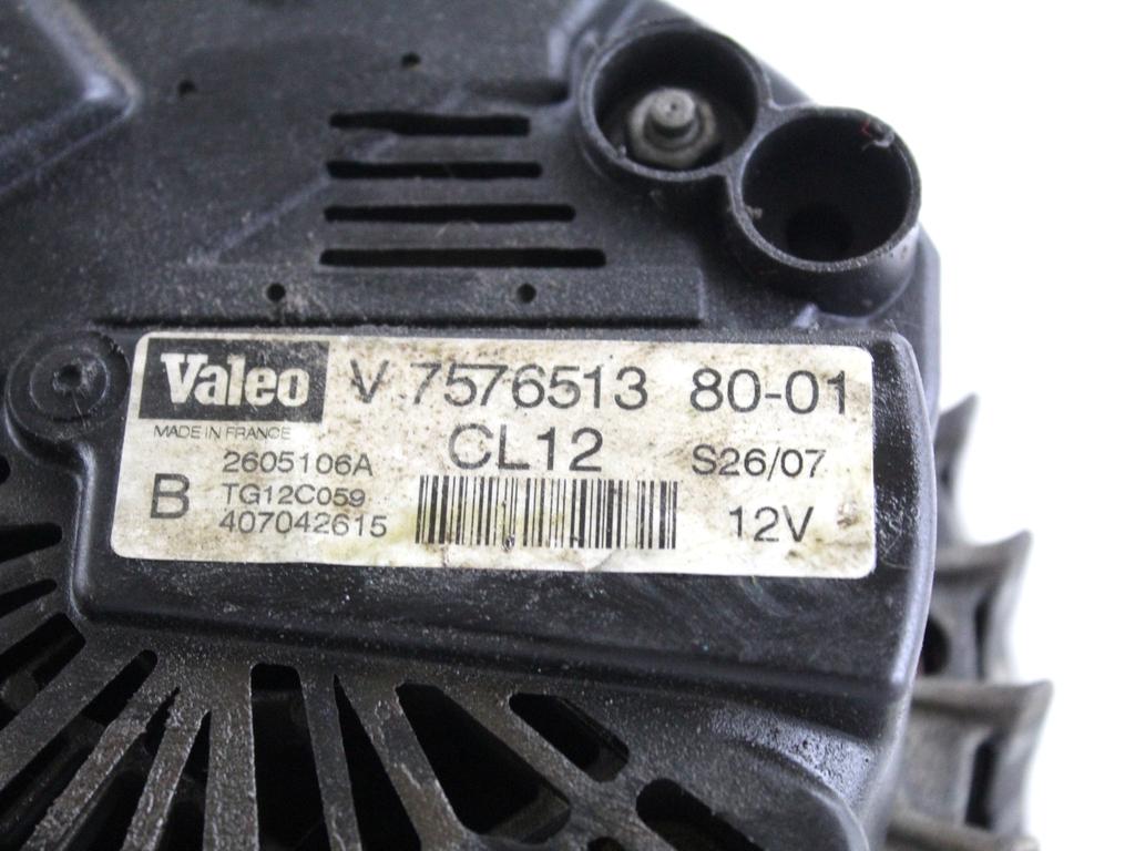 7576513 ALTERNATORE MINI ONE R56 1.4 B 70KW 3P (2007) RICAMBIO USATO