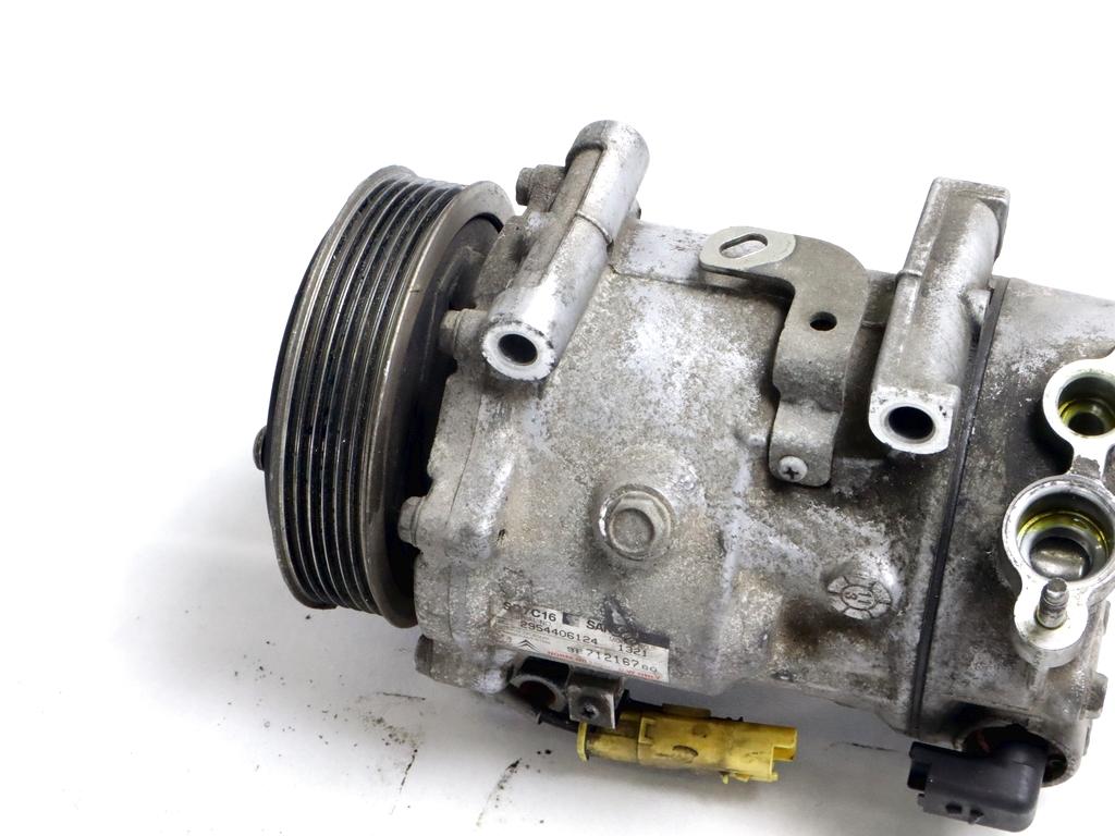 9671216780 COMPRESSORE CLIMATIZZATORE CLIMA A/C CITROEN C4 PICASSO 1.6 D 82KW AUT 5P (2011) RICAMBIO USATO