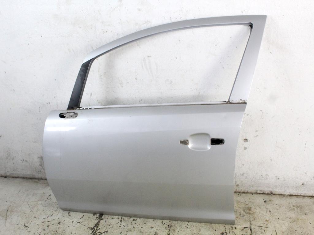 93189328 PORTA ANTERIORE SINISTRA GUIDATORE OPEL CORSA 1.2 G 59KW 5M 5P (2009) RICAMBIO USATO