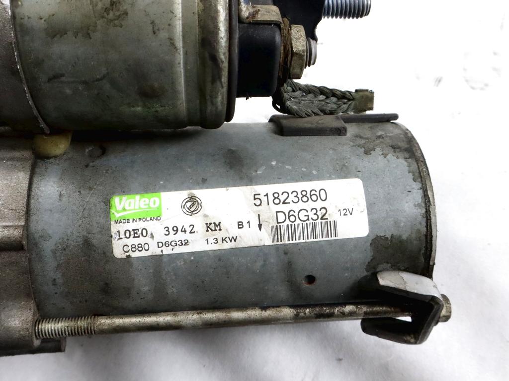 51823860 MOTORINO AVVIAMENTO LANCIA MUSA 1.3 D 66KW 5M 5P (2010) RICAMBIO USATO