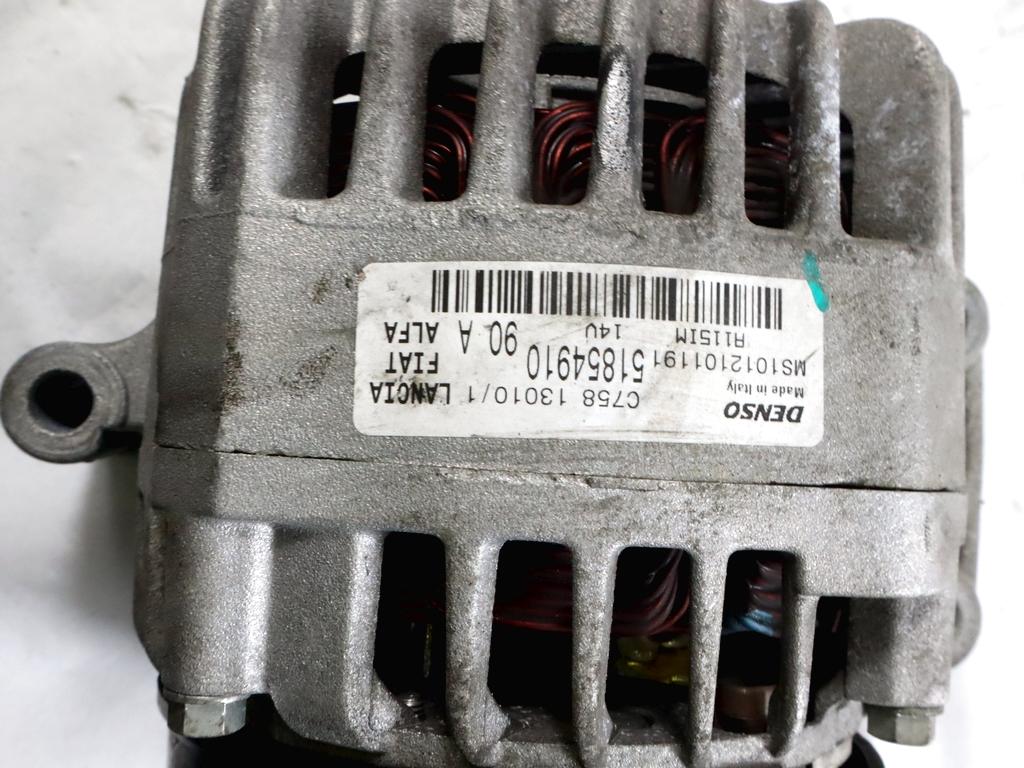 51854910 ALTERNATORE LANCIA MUSA 1.3 D 66KW 5M 5P (2010) RICAMBIO USATO