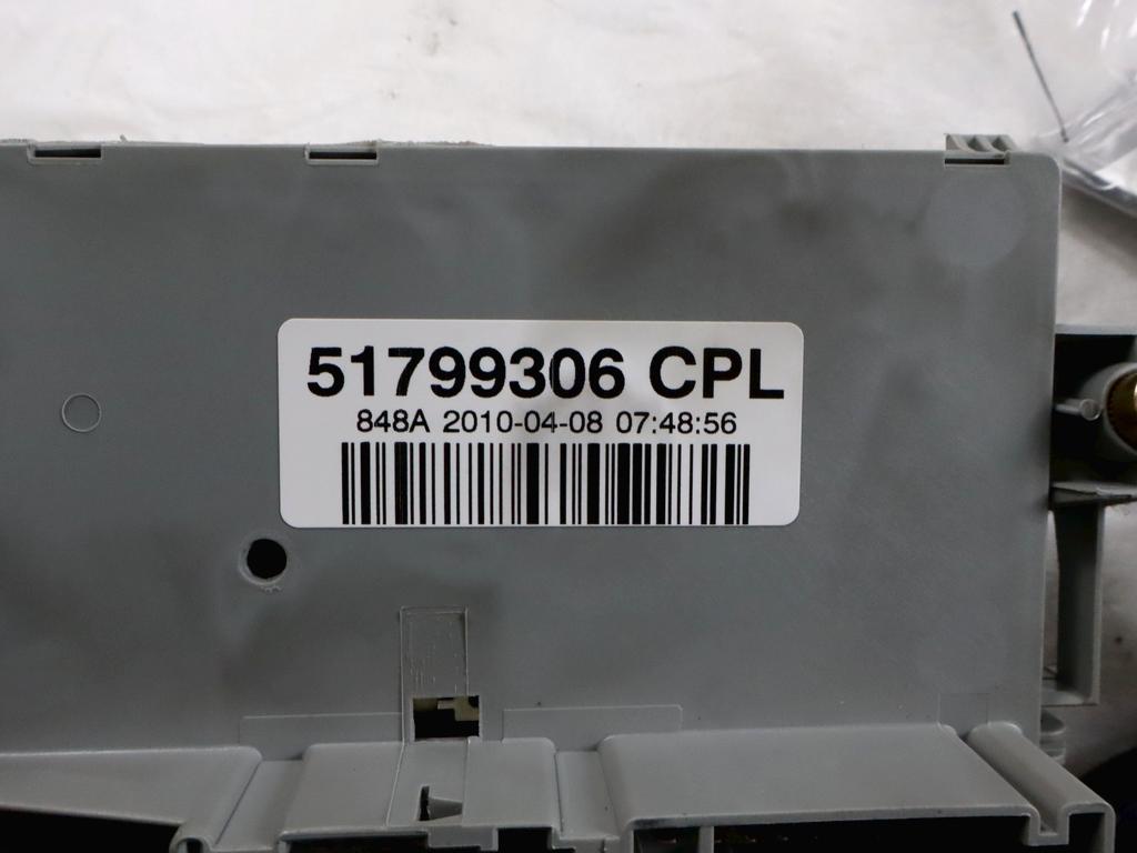 51854480 KIT ACCENSIONE AVVIAMENTO LANCIA MUSA 1.3 D 66KW 5M 5P (2010) RICAMBIO USATO CON CENTRALINA MOTORE, BLOCCHETTI ACCENSIONE APERTURA CON CHIAVE 51878837 46760152