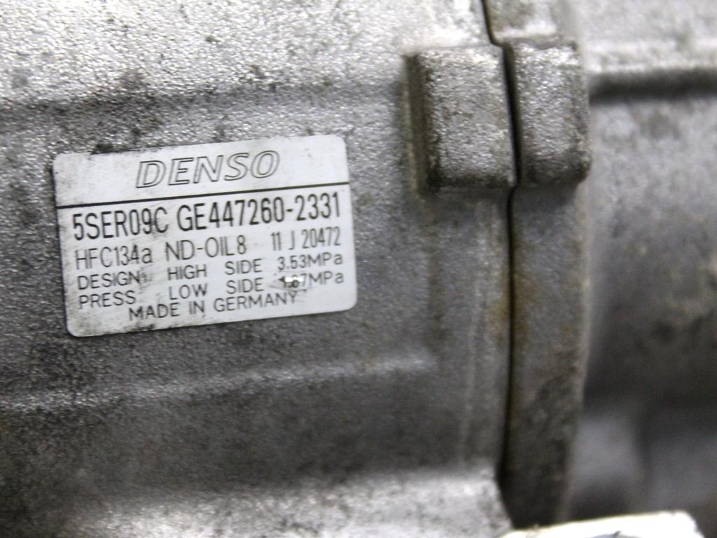 883100D202 COMPRESSORE CLIMATIZZATORE CLIMA A/C TOYOTA YARIS 1.3 B 64KW 5M 3P (2008) RICAMBIO USATO GE447260-2331