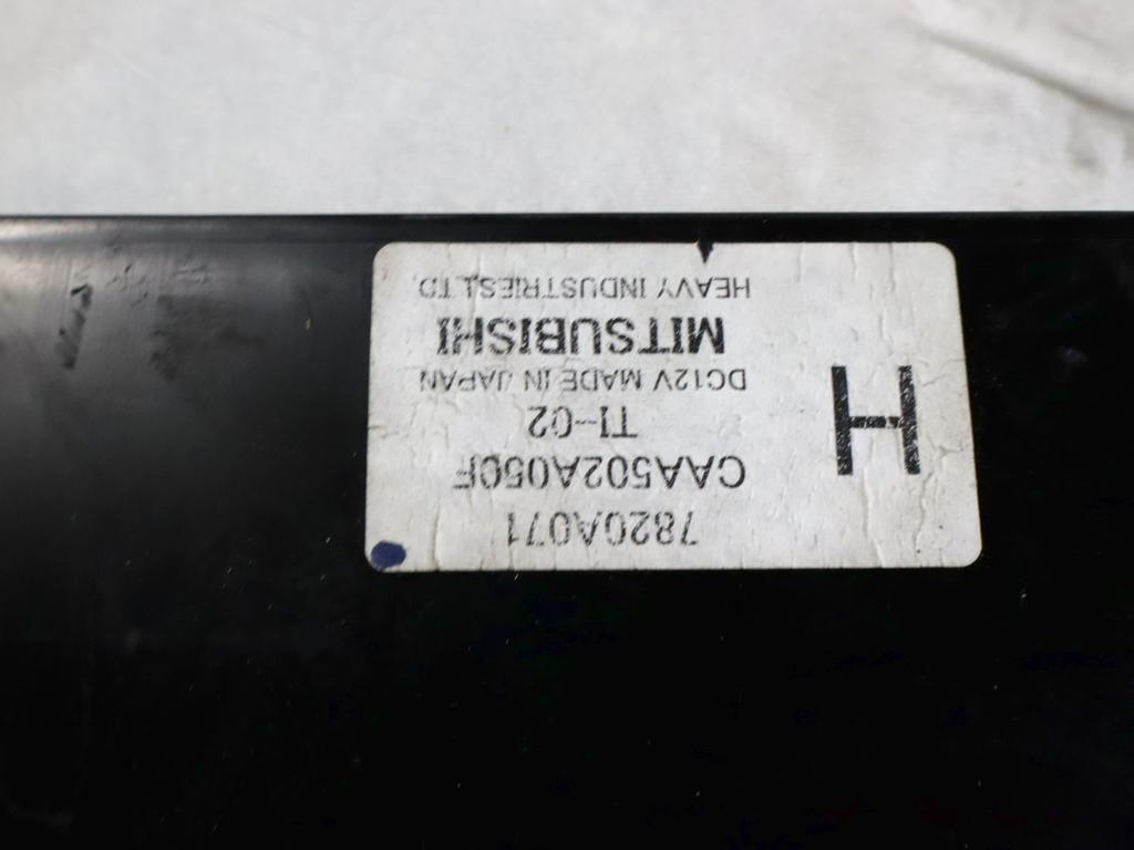 7820A071 CENTRALINA GRUPPO DI COMANDO CLIMATIZZATORE CLIMA A/C MANUALE MITSUBISHI GRANDIS 2.0 D 100KW 6M 5P (2007) RICAMBIO USATO