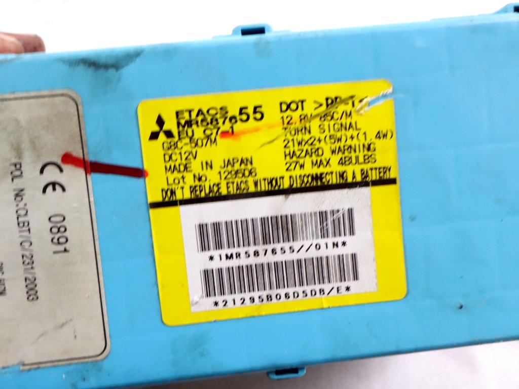 1860A654 KIT ACCENSIONE AVVIAMENTO MITSUBISHI GRANDIS 2.0 D 100KW 6M 5P (2007) RICAMBIO USATO CON CENTRALINA MOTORE, QUADRO STRUMENTI CONTACHILOMETRI, BLOCCHETTI ACCENSIONE APERTURA CON CHIAVE MN151936 MR587655 8100A197