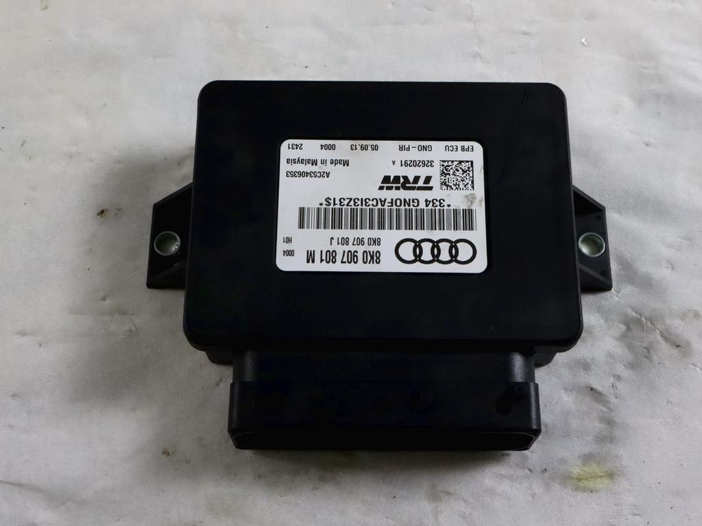 8K0907801M CENTRALINA FRENO DI STAZIONAMENTO A MANO ELETTRICO AUDI Q5 2.0 D 110KW 6M 5P (2013) RICAMBIO USATO