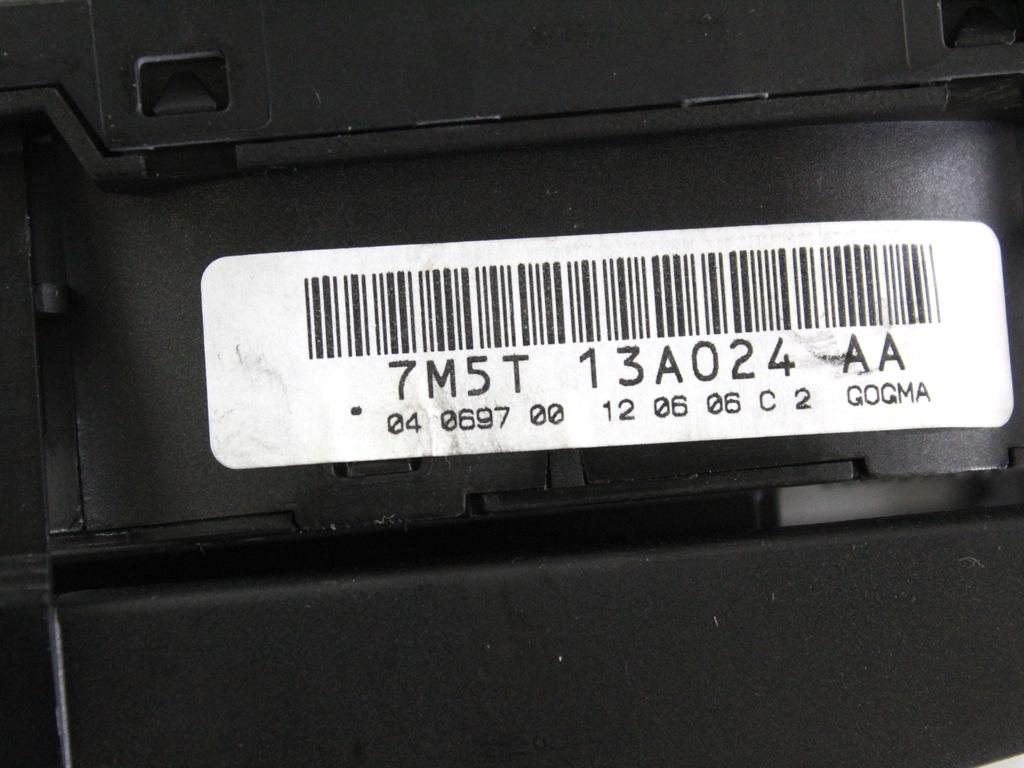 7M5T-13A024-AA GRUPPO DI COMANDO INTERRUTTORE E REGOLAZIONE LUCI E FARI FORD KUGA 2.0 D 103KW 6M 5P (2012) RICAMBIO USATO CON REGOLAZIONE INTENSITÀ LUMINOSA CRUSCOTTO