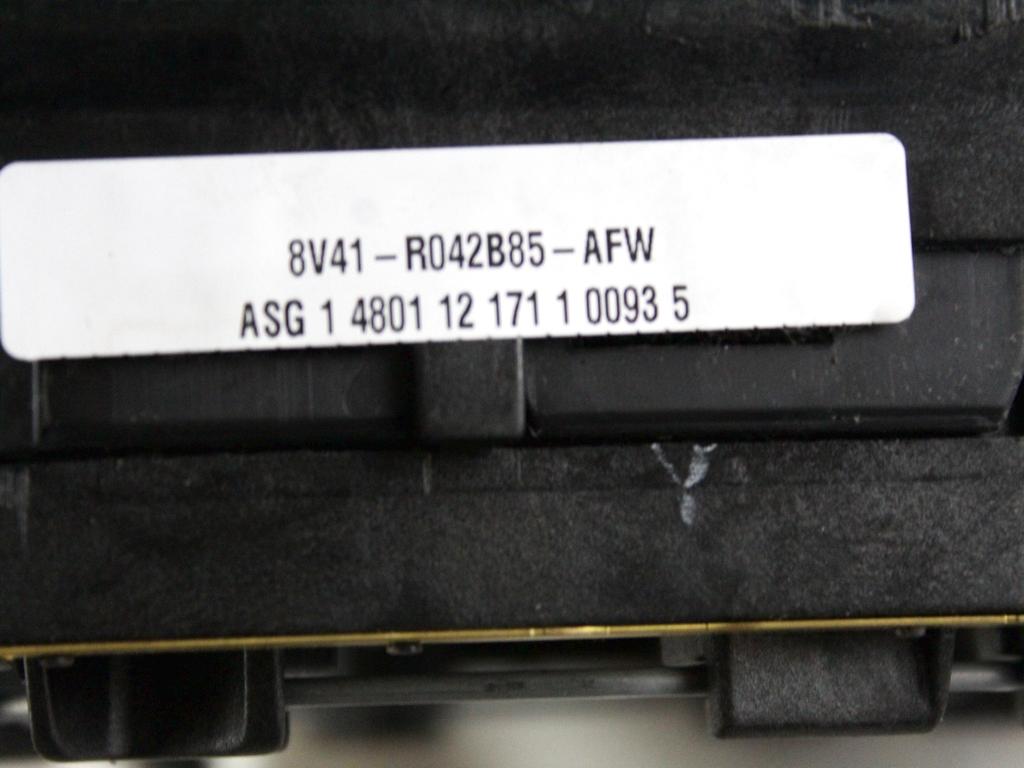 9V4T-14B321-AB KIT AIRBAG FORD KUGA 2.0 D 103KW 6M 5P (2012) RICAMBIO USATO CON CENTRALINA AIRBAG, AIRBAG VOLANTE GUIDATORE, AIRBAG PASSEGGERO, CRUSCOTTO 0285010891 6M51-R042B84-AD 8V41-R042B85-AFW