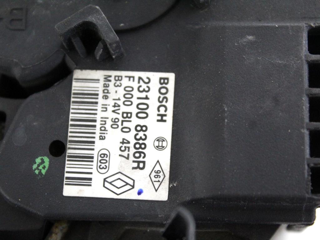 231008386R ALTERNATORE DACIA SANDERO 1.2 G 55KW 5M 5P (2014) RICAMBIO USATO