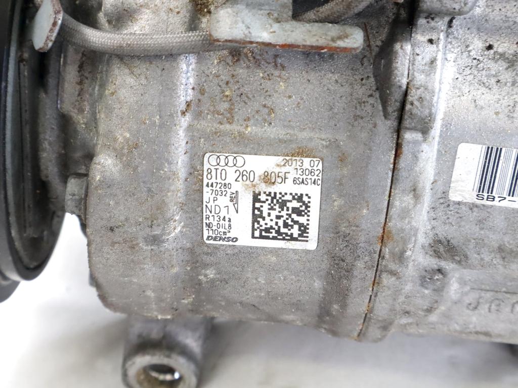 8T0260805F COMPRESSORE CLIMATIZZATORE CLIMA A/C AUDI Q5 2.0 D 110KW 6M 5P (2013) RICAMBIO USATO