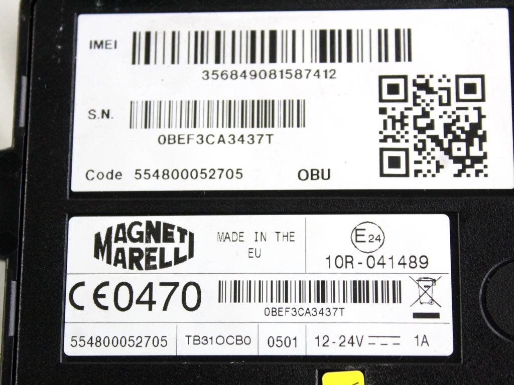 CENTRALINA MODULO GPS SISTEMA DI NAVIGAZIONE SATELLITARE DACIA SANDERO 1.2 G 55KW 5M 5P (2014) RICAMBIO USATO