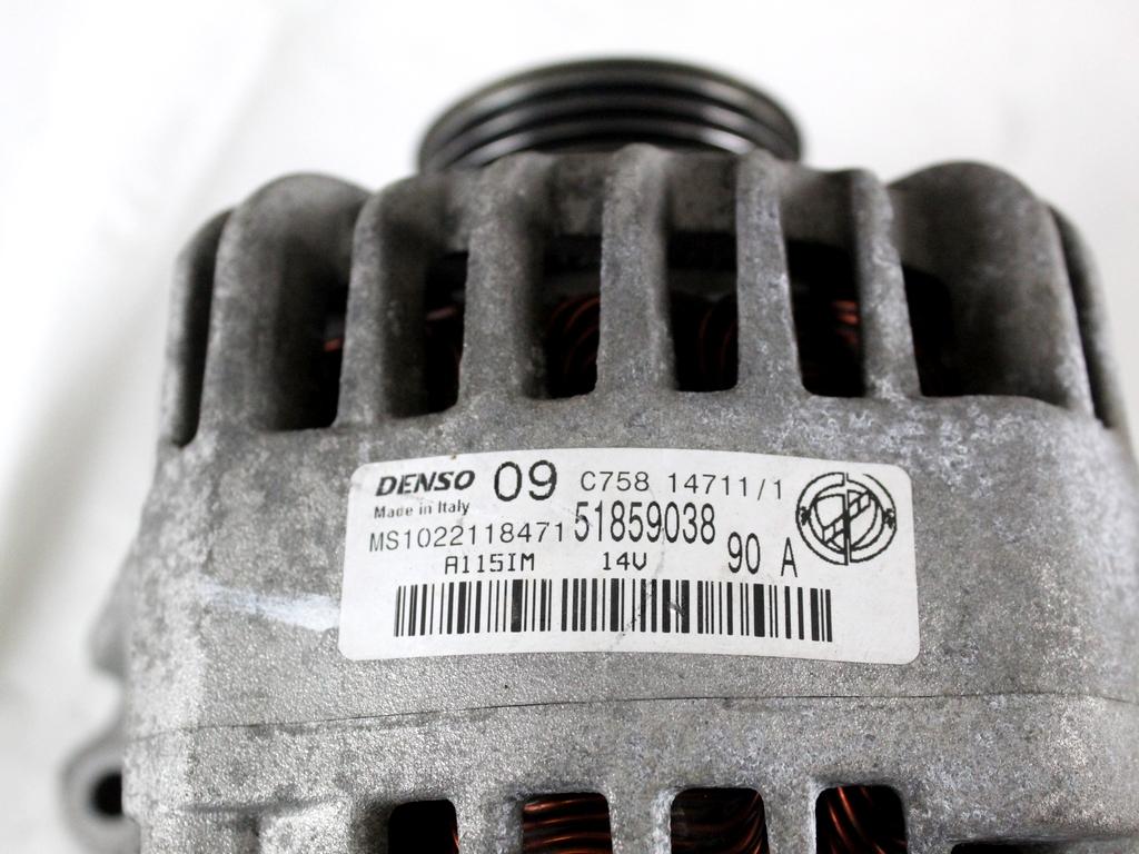 51859038 ALTERNATORE FIAT PUNTO 1.4 M 57KW 5M 5P (2015) RICAMBIO USATO