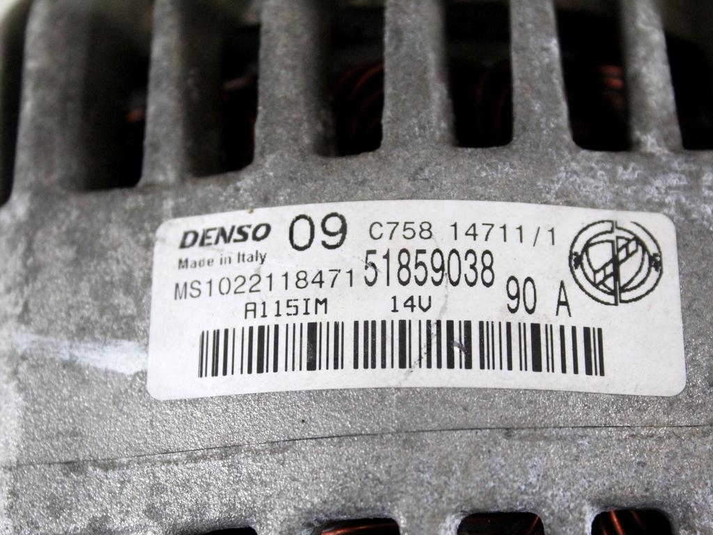 51859038 ALTERNATORE FIAT PUNTO 1.4 M 57KW 5M 5P (2015) RICAMBIO USATO