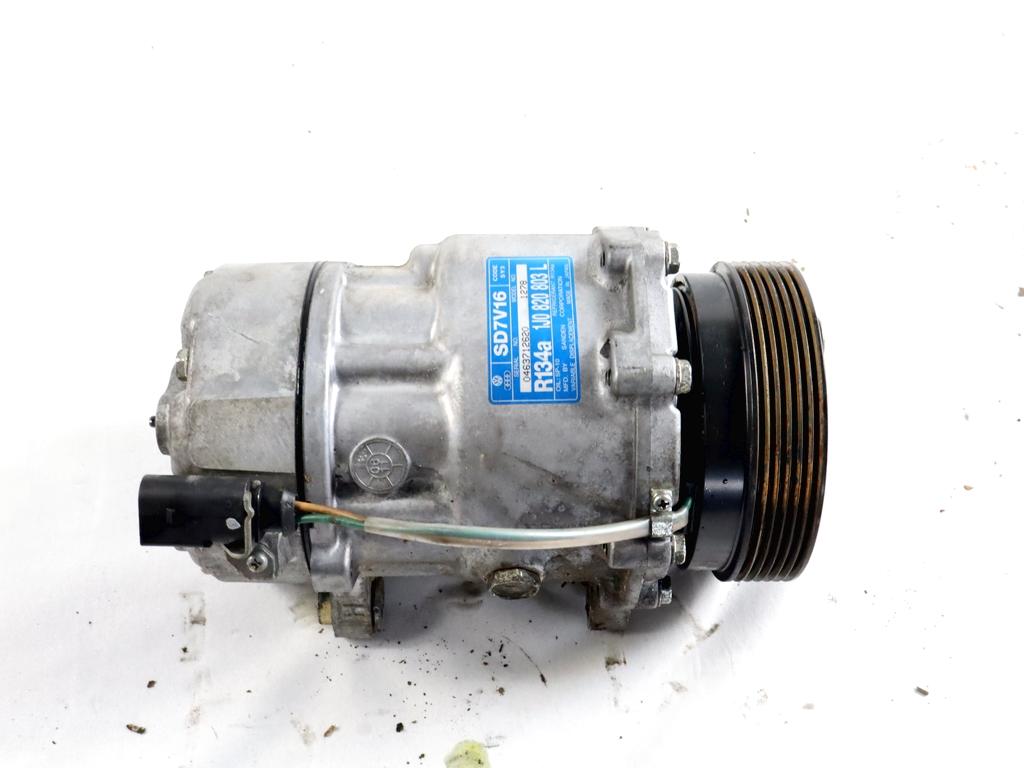 1J0820803L COMPRESSORE CLIMATIZZATORE CLIMA A/C VOLKSWAGEN NEW BEETLE 1.9 D 77KW 5M 2P (2007) RICAMBIO USATO