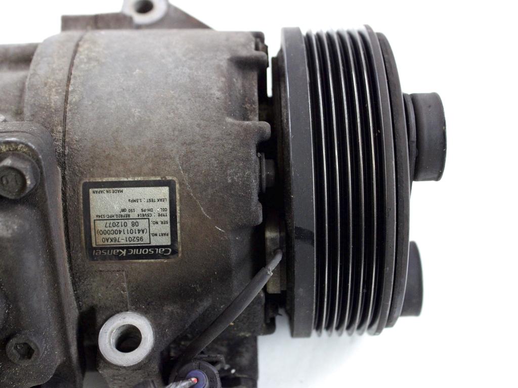 95201-76KA0 COMPRESSORE CLIMATIZZATORE CLIMA A/C SUZUKI GRAND VITARA 2.4 B 124KW 5P 4X4 (2009) RICAMBIO USATO