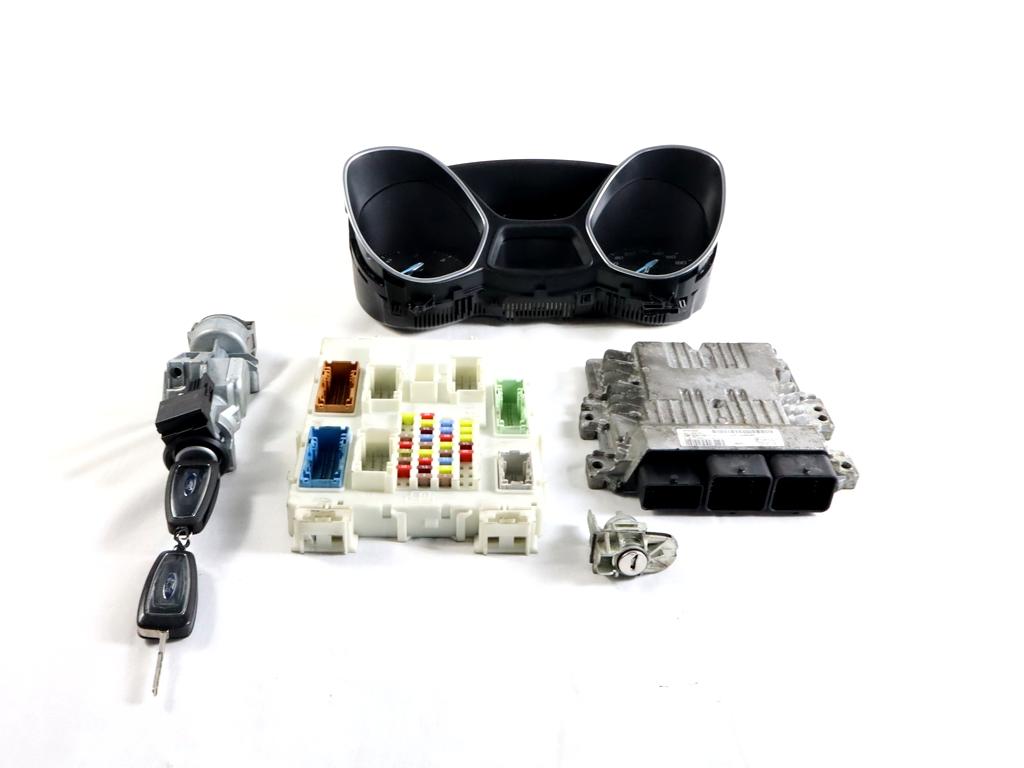 AV61-12A650-AFA KIT ACCENSIONE AVVIAMENTO FORD C-MAX 1.6 D 85KW 6M 5P (2011) RICAMBIO USATO CON CENTRALINA MOTORE, QUADRO STRUMENTI CONTACHILOMETRI, BLOCCHETTI ACCENSIONE APERTURA CON CHIAVE 3M51-3F880-AE BV6N-14A073-EP BM5T-10849-CR