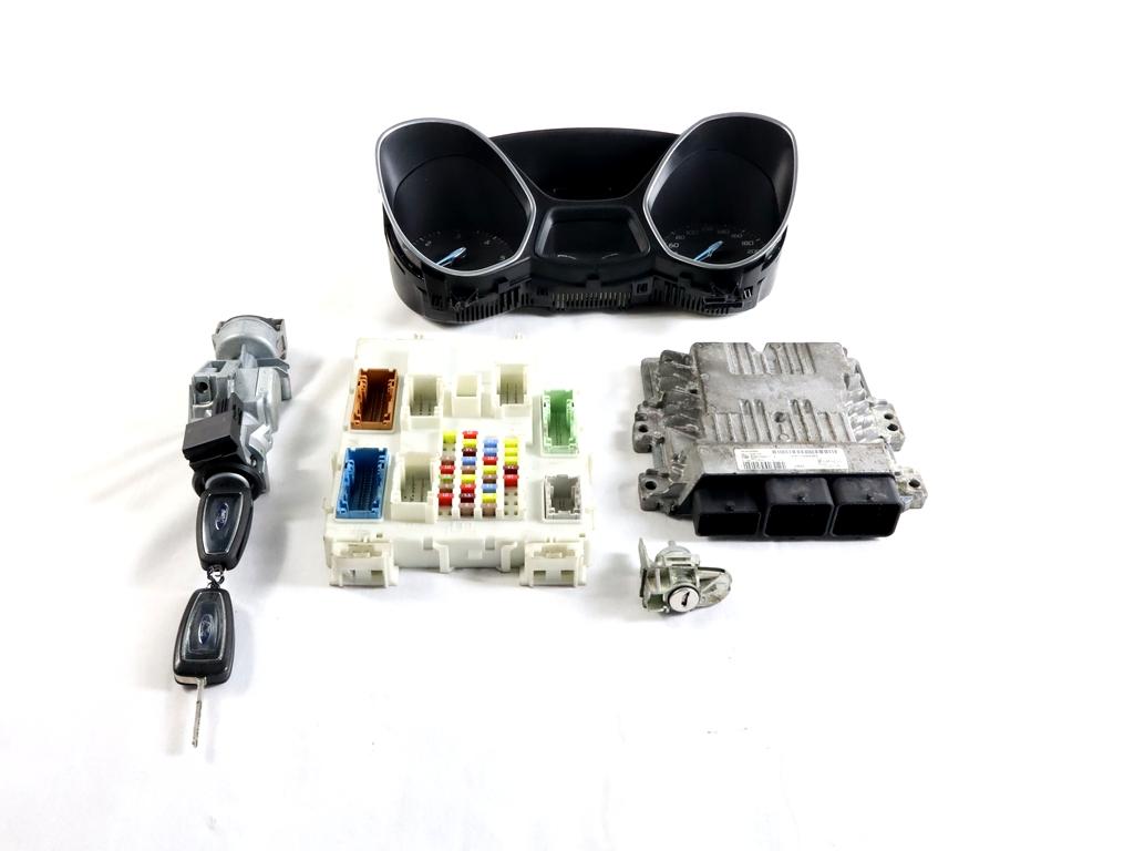 AV61-12A650-AFA KIT ACCENSIONE AVVIAMENTO FORD C-MAX 1.6 D 85KW 6M 5P (2011) RICAMBIO USATO CON CENTRALINA MOTORE, QUADRO STRUMENTI CONTACHILOMETRI, BLOCCHETTI ACCENSIONE APERTURA CON CHIAVE 3M51-3F880-AE BV6N-14A073-EP BM5T-10849-CR