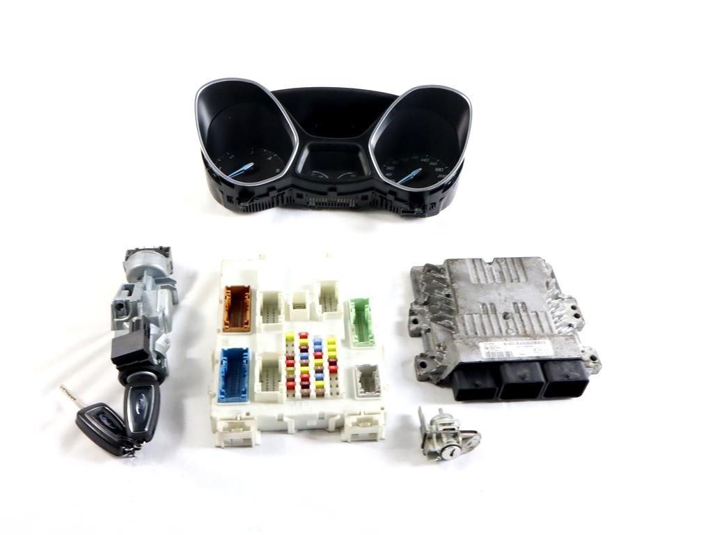 AV61-12A650-AFA KIT ACCENSIONE AVVIAMENTO FORD C-MAX 1.6 D 85KW 6M 5P (2011) RICAMBIO USATO CON CENTRALINA MOTORE, QUADRO STRUMENTI CONTACHILOMETRI, BLOCCHETTI ACCENSIONE APERTURA CON CHIAVE 3M51-3F880-AE BV6N-14A073-EP BM5T-10849-CR