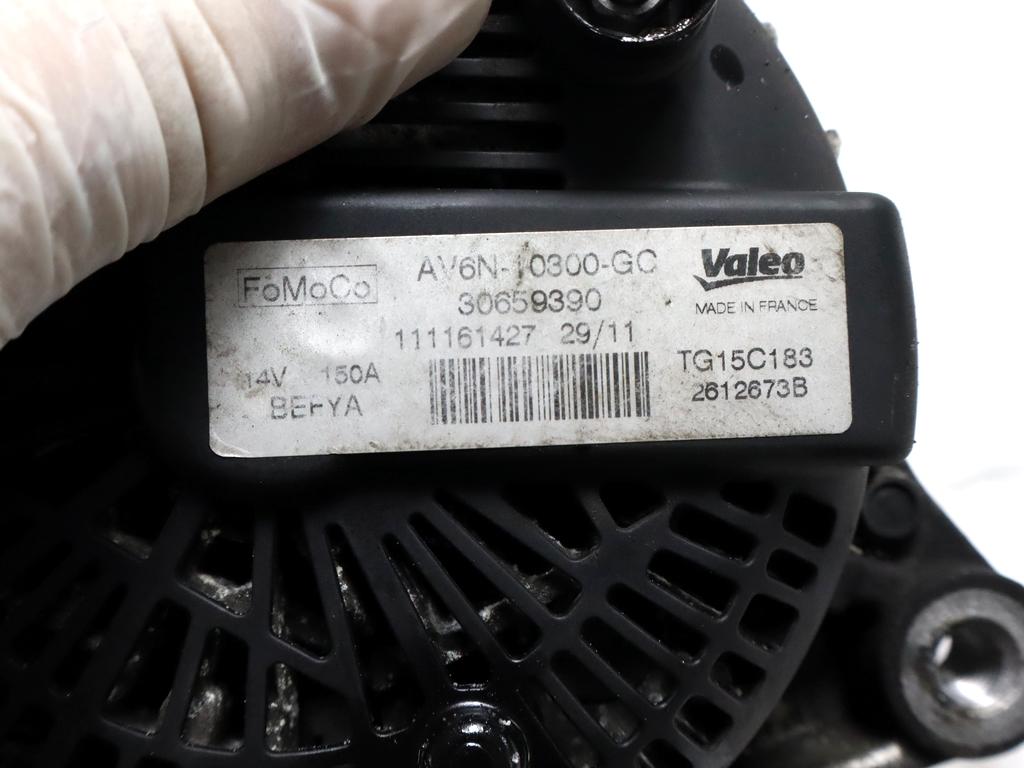 AV6N-10300-GC ALTERNATORE FORD C-MAX 1.6 D 85KW 6M 5P (2011) RICAMBIO USATO