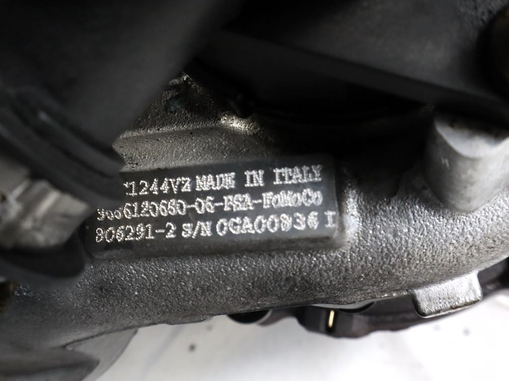 9686120680 TURBINA TURBOCOMPRESSORE FORD C-MAX 1.6 D 85KW 6M 5P (2011) RICAMBIO USATO