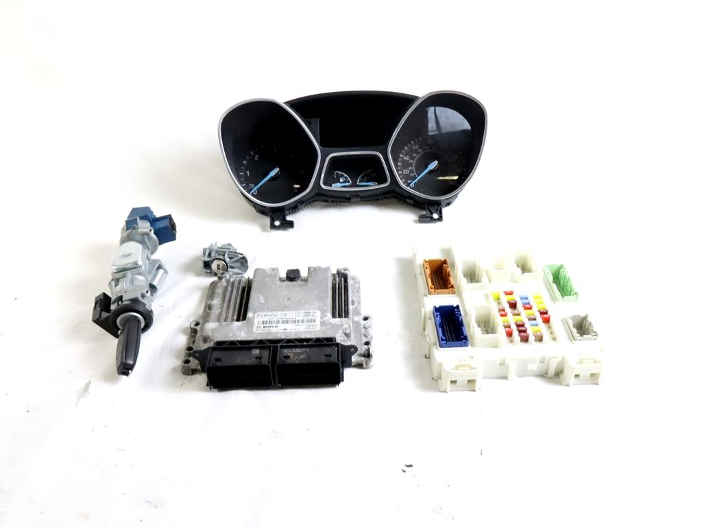 F1D1-12B650-AYA KIT ACCENSIONE AVVIAMENTO FORD GRAND C-MAX 1.5 D RHD 88KW AUT 5P (2016) RICAMBIO USATO CON CENTRALINA MOTORE, QUADRO STRUMENTI CONTACHILOMETRI, BLOCCHETTI ACCENSIONE APERTURA CON CHIAVE 6E5T-15607-CA F1DT-14A073-DH