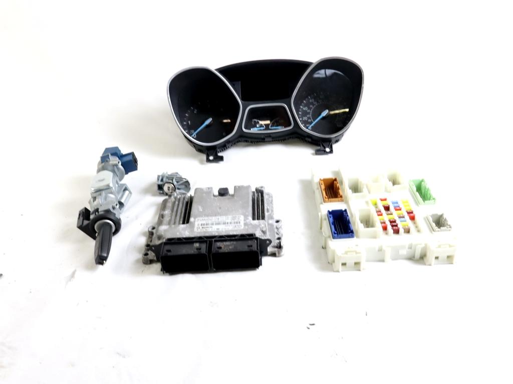 F1D1-12B650-AYA KIT ACCENSIONE AVVIAMENTO FORD GRAND C-MAX 1.5 D RHD 88KW AUT 5P (2016) RICAMBIO USATO CON CENTRALINA MOTORE, QUADRO STRUMENTI CONTACHILOMETRI, BLOCCHETTI ACCENSIONE APERTURA CON CHIAVE 6E5T-15607-CA F1DT-14A073-DH