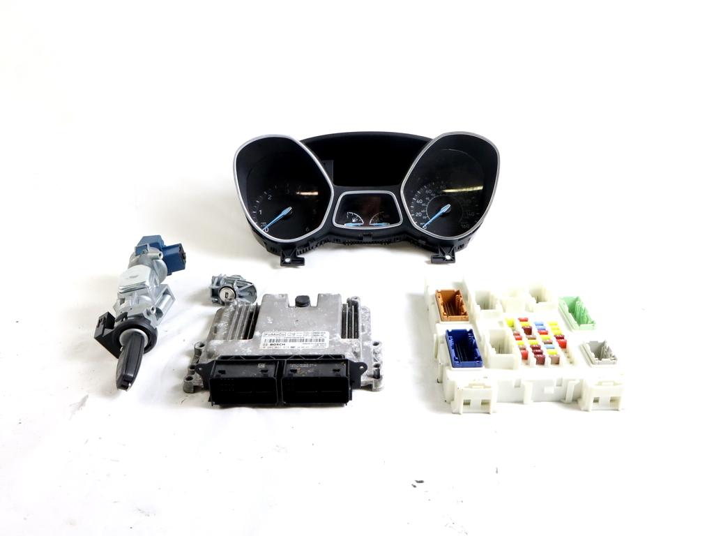 F1D1-12B650-AYA KIT ACCENSIONE AVVIAMENTO FORD GRAND C-MAX 1.5 D RHD 88KW AUT 5P (2016) RICAMBIO USATO CON CENTRALINA MOTORE, QUADRO STRUMENTI CONTACHILOMETRI, BLOCCHETTI ACCENSIONE APERTURA CON CHIAVE 6E5T-15607-CA F1DT-14A073-DH