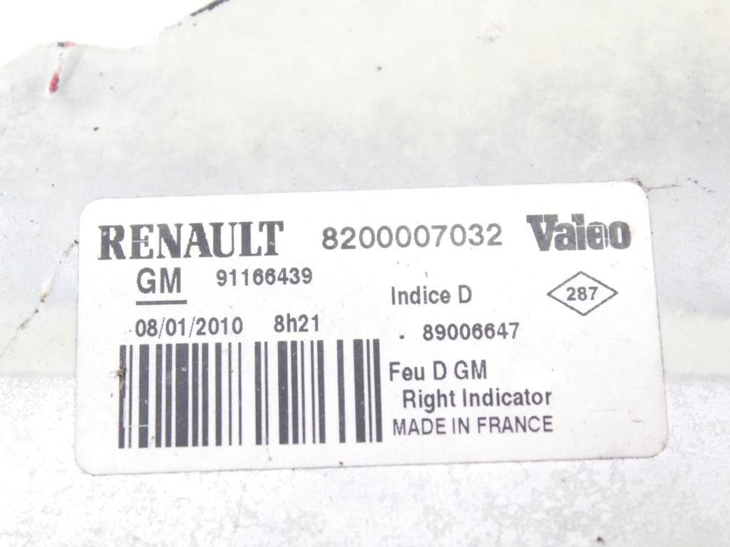 91166439 FARO FANALE PROIETTORE FENDINEBBIA ANTERIORE DESTRO OPEL VIVARO 1.9 D 60KW 5M 2P (2002) RICAMBIO USATO