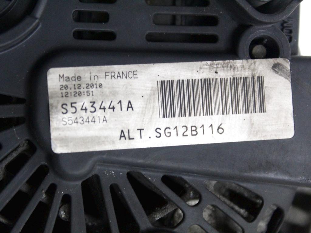 93191541 ALTERNATORE OPEL VIVARO 1.9 D 60KW 5M 2P (2002) RICAMBIO USATO