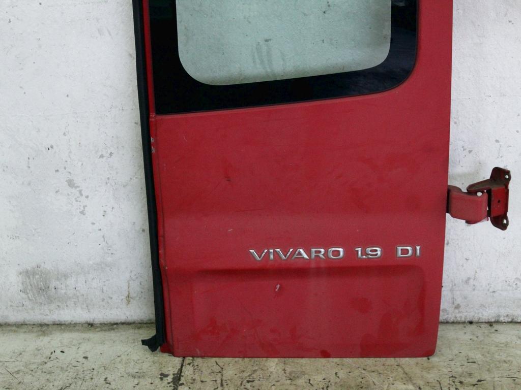 91159989 PORTA DI CARICO A BATTENTE POSTERIORE DESTRA OPEL VIVARO 1.9 D 60KW 5M 2P (2002) RICAMBIO USATO