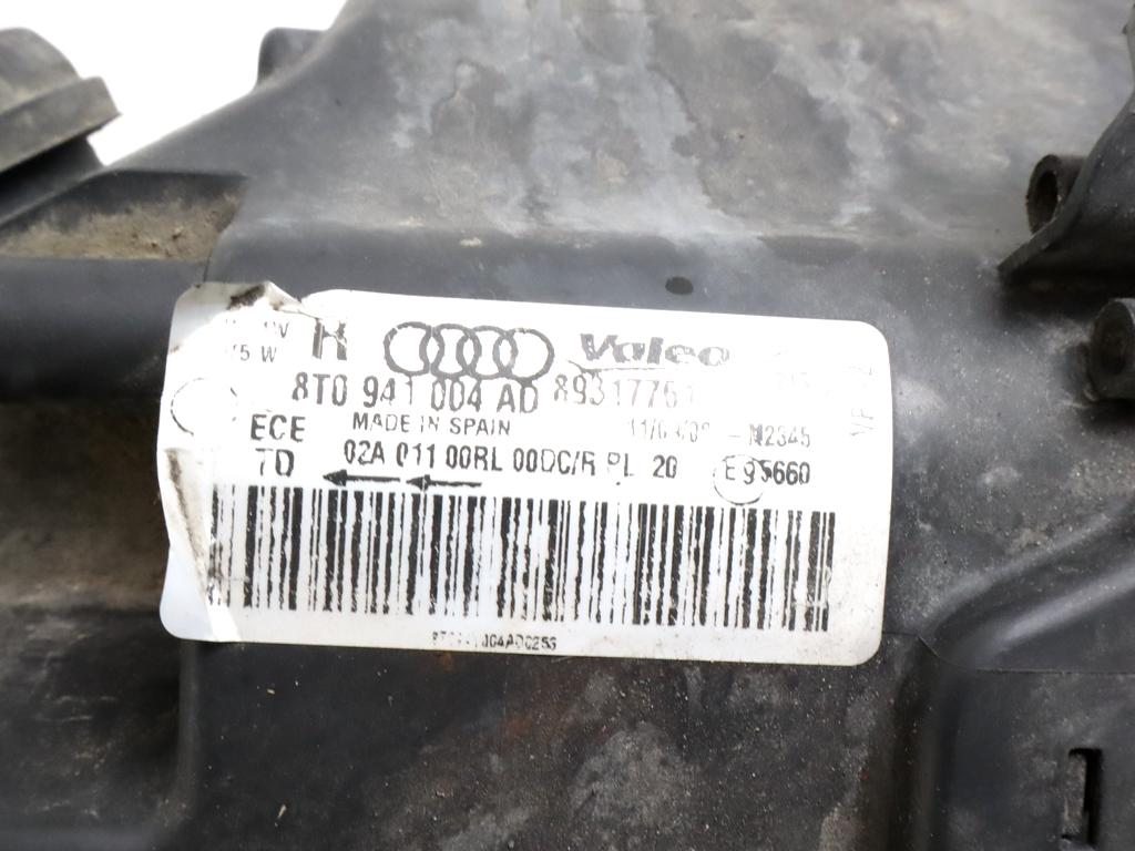 8T0941004AD FARO FANALE ANTERIORE DESTRO AUDI A5 3.0 D 4X4 176KW AUT 3P (2009) RICAMBIO USATO