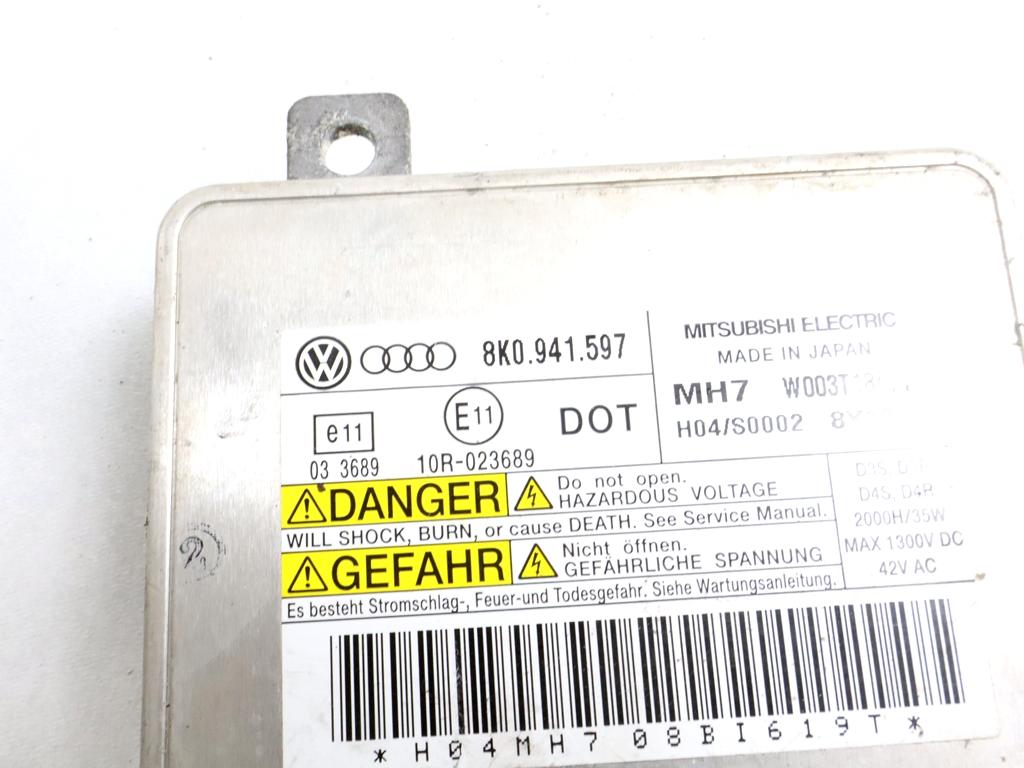 8K0941597 CENTRALINA FARO XENON AUDI A5 3.0 D 4X4 176KW AUT 3P (2009) RICAMBIO USATO