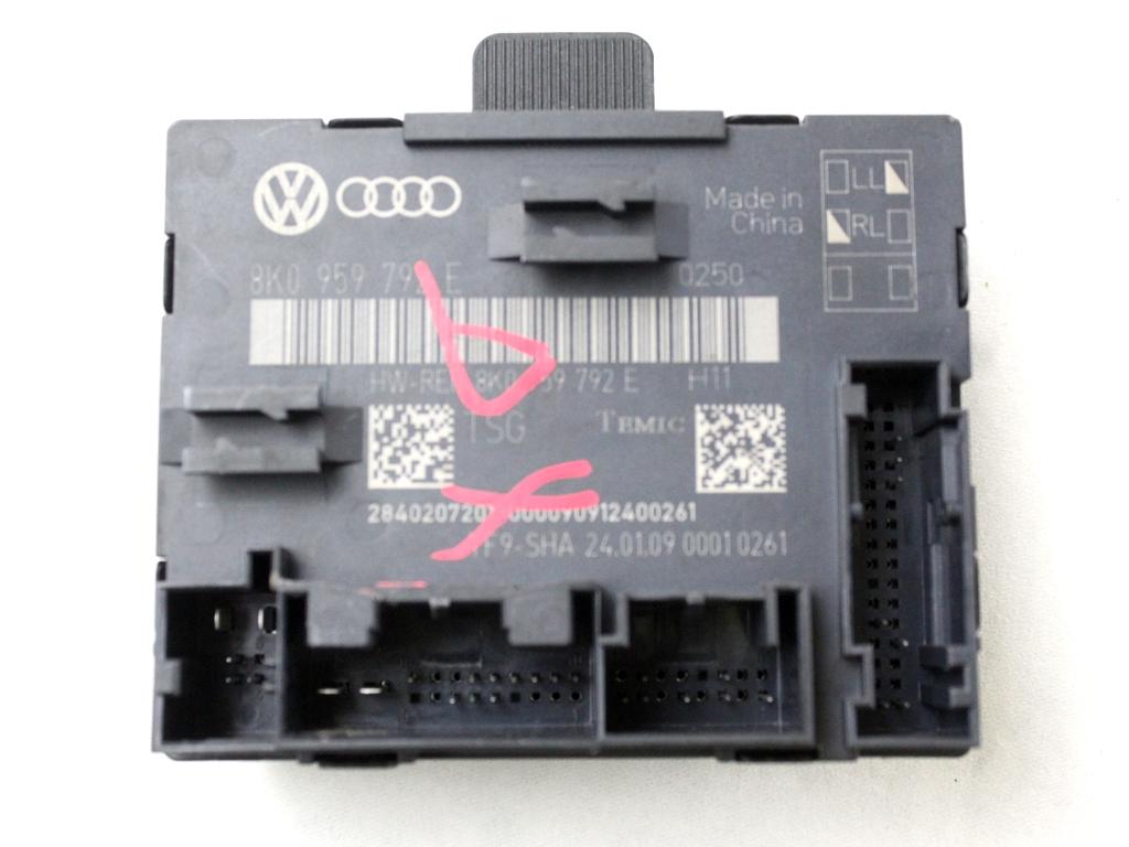 8K0959792E CENTRALINA PORTA ANTERIORE DESTRA AUDI A5 3.0 D 4X4 176KW AUT 3P (2009) RICAMBIO USATO