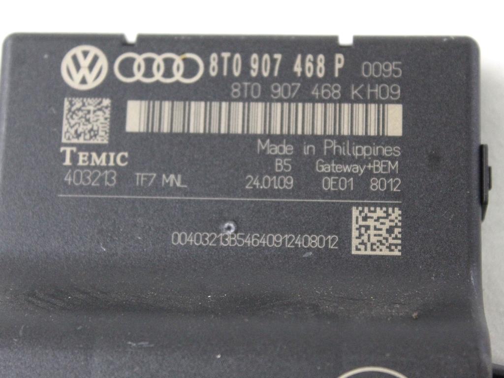 8T0907468P CENTRALINA GATEWAY AUDI A5 3.0 D 4X4 176KW AUT 3P (2009) RICAMBIO USATO