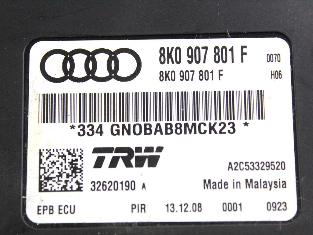 8K0907801F CENTRALINA FRENO DI STAZIONAMENTO A MANO ELETTRICO AUDI A5 3.0 D 4X4 176KW AUT 3P (2009) RICAMBIO USATO