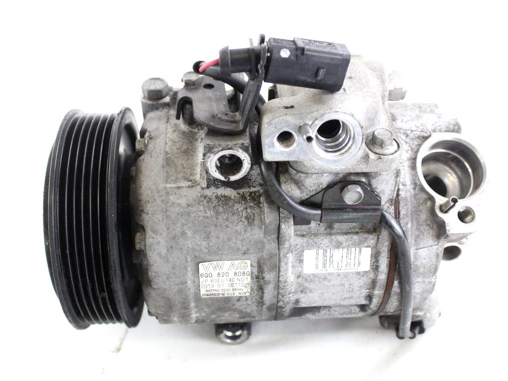 6Q0820808G COMPRESSORE CLIMATIZZATORE CLIMA A/C SEAT IBIZA 1.2 B 44KW 5M 3P (2014) RICAMBIO USATO