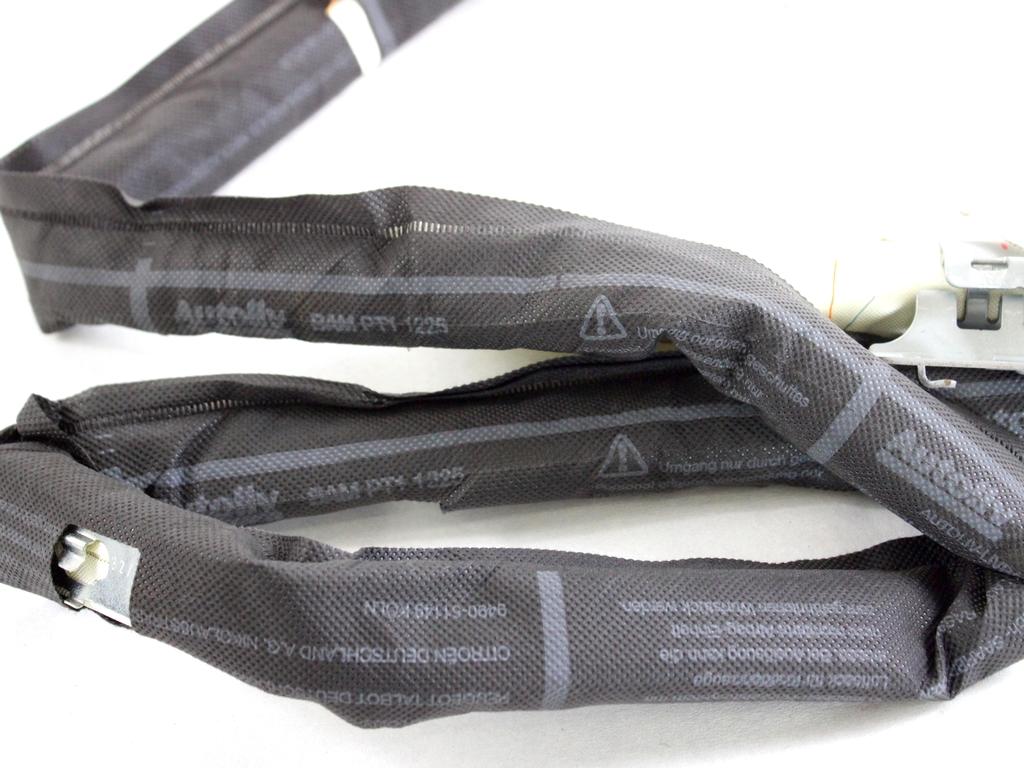 9650247780 AIRBAG LATERALE A TENDINA LATO DESTRO PEUGEOT 207 1.4 B 70KW 5M 5P (2010) RICAMBIO USATO