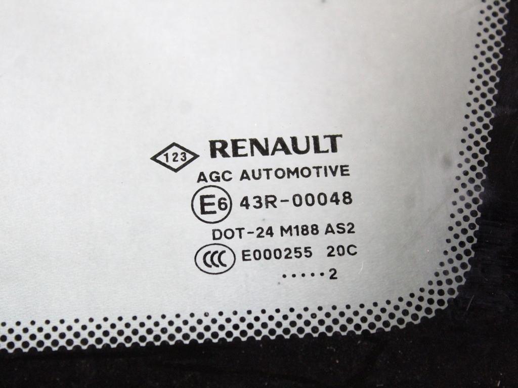 833068064R VETRO FISSO PARAFANGO POSTERIORE DESTRO RENAULT MEGANE SW 1.5 D 81KW 6M 5P (2012) RICAMBIO USATO