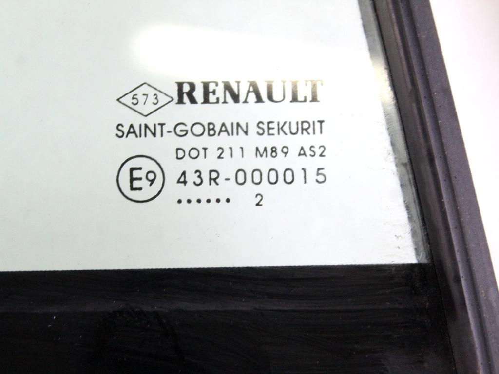 822200012R VETRO FISSO PORTA POSTERIORE DESTRA RENAULT MEGANE SW 1.5 D 81KW 6M 5P (2012) RICAMBIO USATO