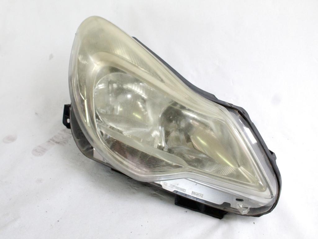 13295012 FARO FANALE ANTERIORE DESTRO OPEL CORSA D 1.2 B 63KW 5M 5P (2011) RICAMBIO USATO