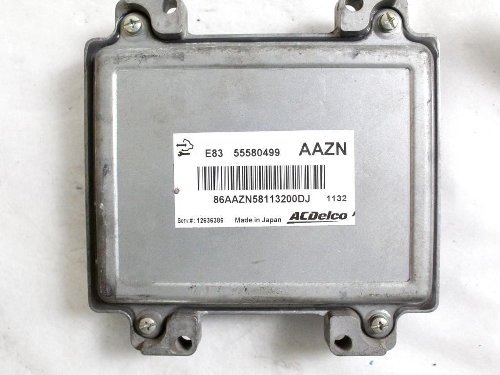 55580499 KIT ACCENSIONE AVVIAMENTO OPEL CORSA D 1.2 B 63KW 5M 5P (2011) RICAMBIO USATO CON CENTRALINA MOTORE, BLOCCHETTI ACCENSIONE APERTURA CON CHIAVE, QUADRO STRUMENTI CONTACHILOMETRI 13367920 13142283