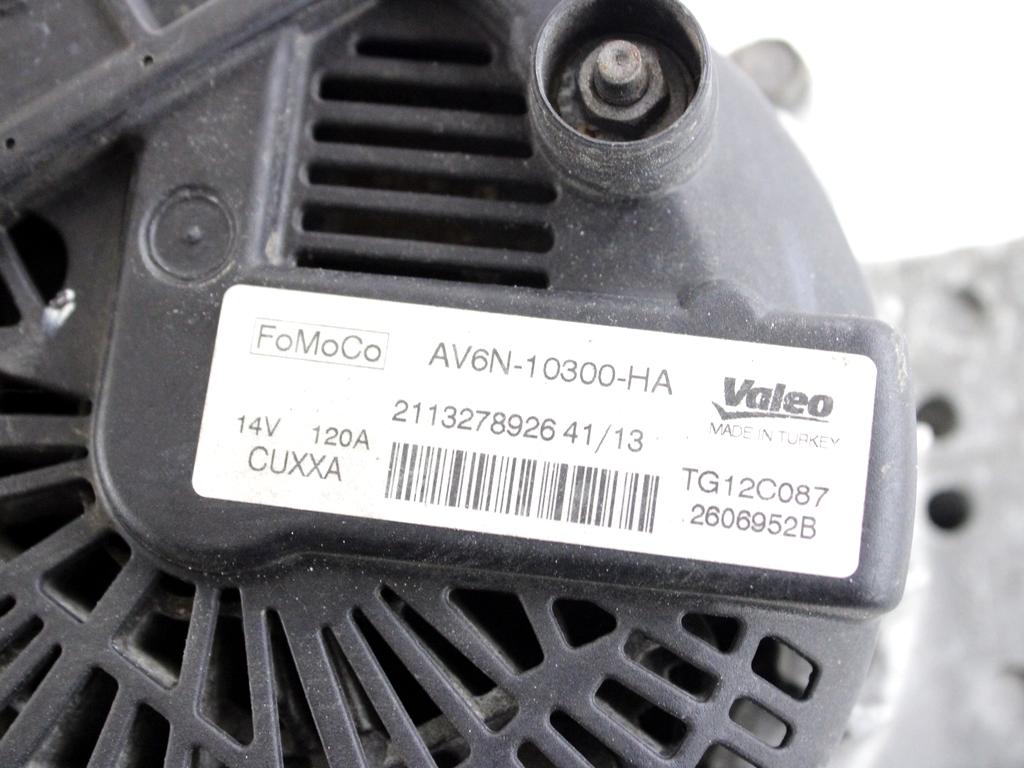 AV6N-10300-HA ALTERNATORE FORD C-MAX 1.6 G 88KW 5M 5P (2014) RICAMBIO USATO