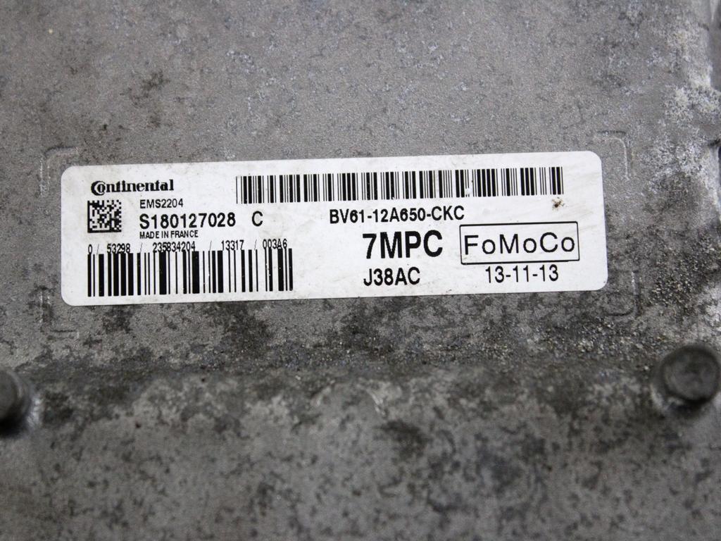 BV61-12A650-CKC KIT ACCENSIONE AVVIAMENTO FORD C-MAX 1.6 G 88KW 5M 5P (2014) RICAMBIO USATO CON CENTRALINA MOTORE, QUADRO STRUMENTI CONTACHILOMETRI, BLOCCHETTI ACCENSIONE APERTURA CON CHIAVE AV6N-3F880 7S7T-19H386-DA DV6T-14A073-HH