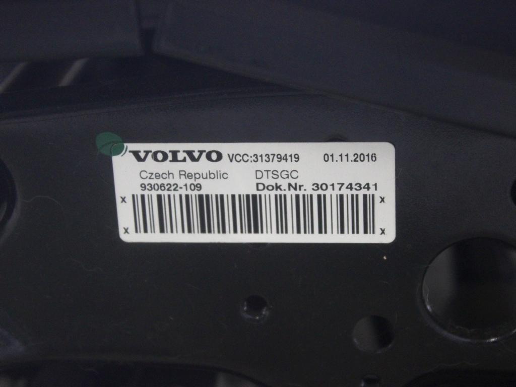 31363833 SEDILE ANTERIORE DESTRO GUIDATORE IN PELLE VOLVO XC60 2.0 D RHD 140KW AUT 5P (2017) RICAMBIO USATO PER VEICOLI CON GUIDA A DESTRA