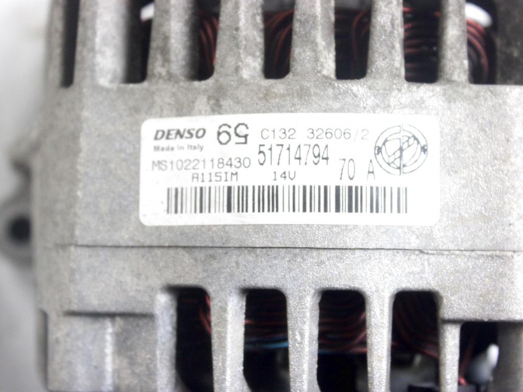 51714794 ALTERNATORE FIAT PANDA 4X4 1.2 B 44KW 5M 5P (2007) RICAMBIO USATO 