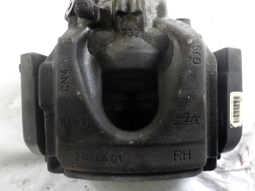 9671679380 PINZA FRENO ANTERIORE DESTRA CITROEN C5 SW 2.0 D 120KW AUT 5P (2012) RICAMBIO USATO 