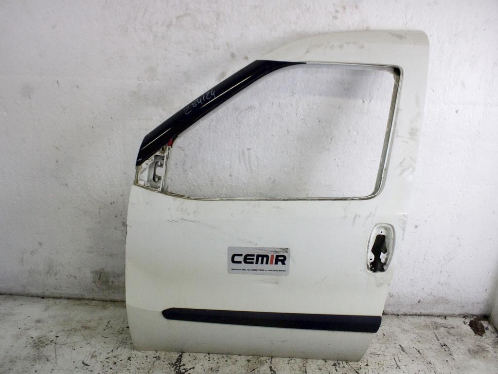 52155068 PORTA ANTERIORE SINISTRA GUIDATORE FIAT DOBLO 1.6 D 77KW 5M 2P (2010) RICAMBIO USATO 