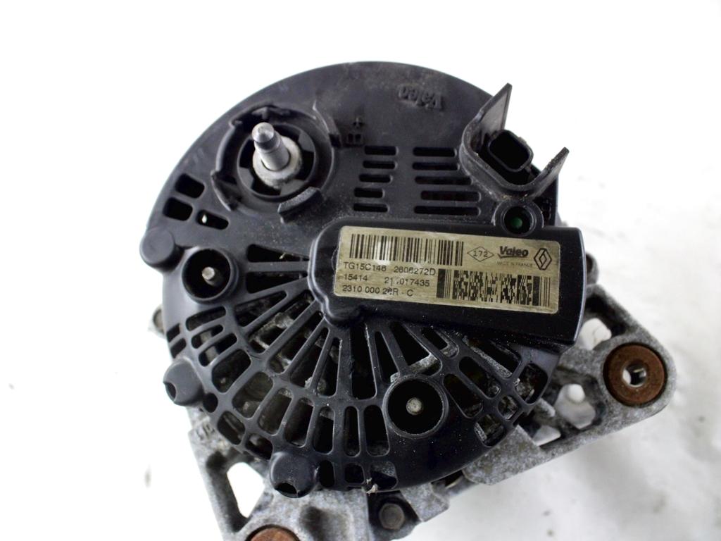 231000026R ALTERNATORE RENAULT KANGOO 1.5 D 66KW 6M 2P (2014) RICAMBIO USATO