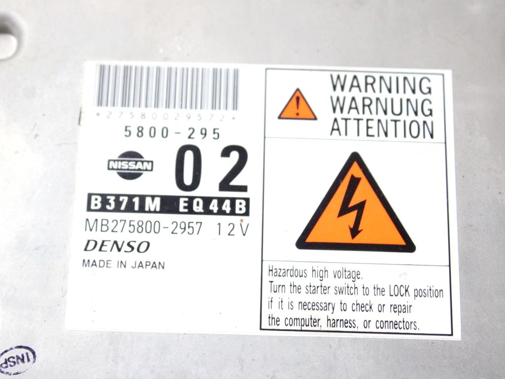 B371MEQ44B KIT ACCENSIONE AVVIAMENTO NISSAN X-TRAIL T30 2.2 D 4X4 100KW 6M 5P (2003) RICAMBIO USATO CON CENTRALINA INIEZIONE MOTORE, QUADRO STRUMENTI, BLOCCHETTI ACCENSIONE APERTURA CON DOPPIA CHIAVE 28590C9902 285963Y500