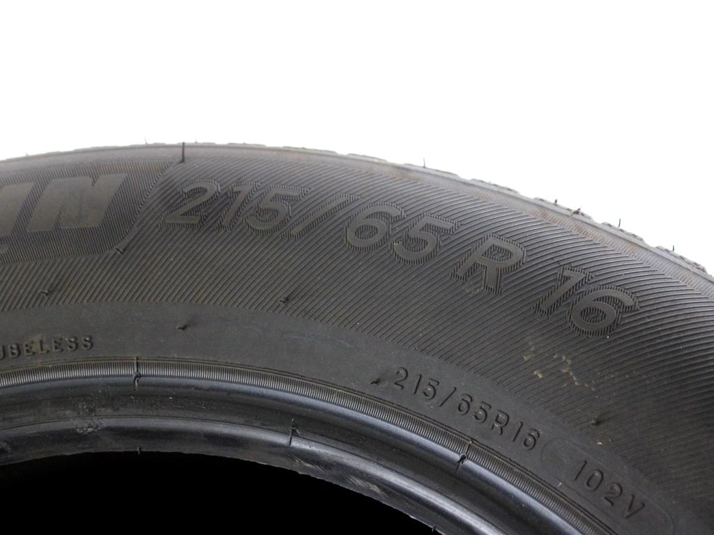 215/65 R16 102V MICHELIN CROSSCLIMATE 5.84MM 5.83MM 6.17MM 5.61MM A3520 PNEUMATICI QUATTRO STAGIONI M+S (QUANTITA' 4 GOMME)